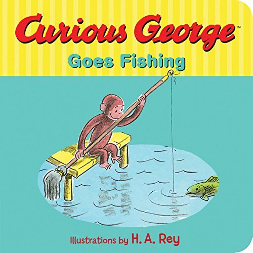 My First Tackle Box Playset Plush and Board Book Curious George Goes Fishing Set