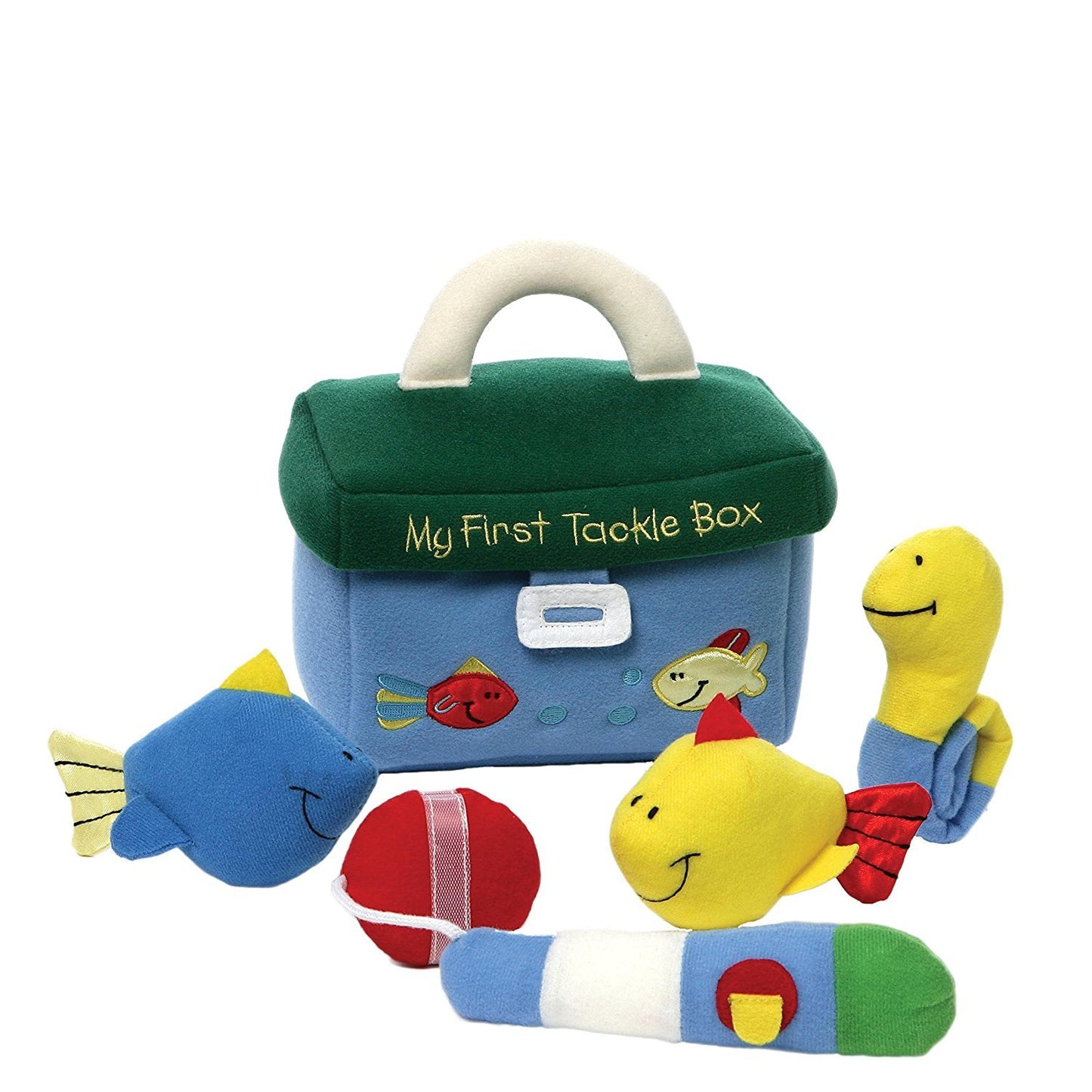 My First Tackle Box Playset Plush and Board Book Curious George Goes Fishing Set